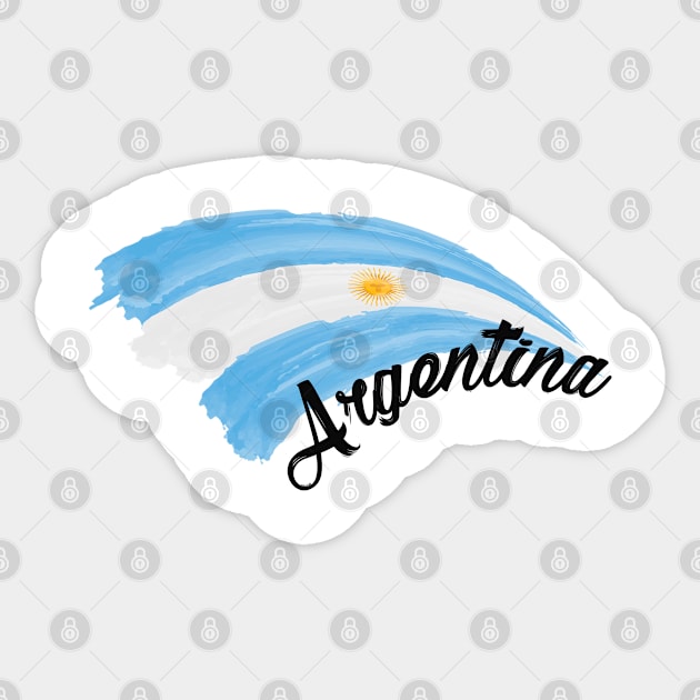 Argentina flag Sticker by SerenityByAlex